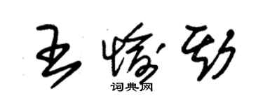 朱錫榮王愉斯草書個性簽名怎么寫