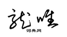 朱錫榮龍唯草書個性簽名怎么寫