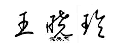 梁錦英王曉玲草書個性簽名怎么寫