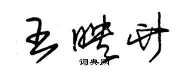 朱錫榮王映竹草書個性簽名怎么寫