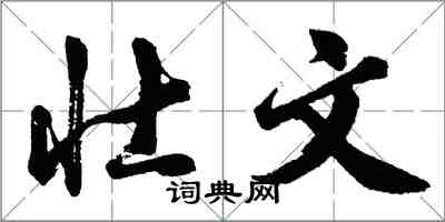 胡問遂壯文行書怎么寫