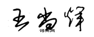 朱錫榮王尚輝草書個性簽名怎么寫