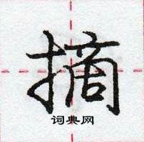 龐中華寫的硬筆行書摘