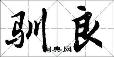 胡問遂馴良行書怎么寫