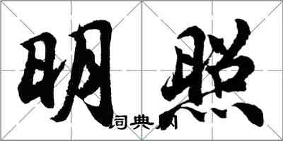 胡問遂明照行書怎么寫