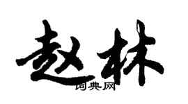 胡問遂趙林行書個性簽名怎么寫