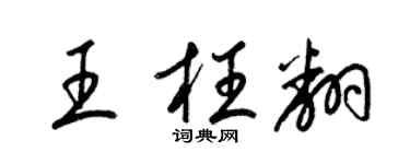 梁錦英王枉翻草書個性簽名怎么寫