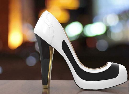 顏色可隨意更換的高科技高跟鞋