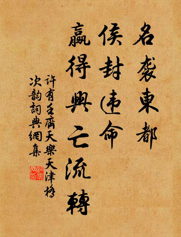 這回休也,燕鴻南北,長隔英游 詩詞名句