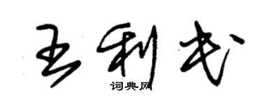 朱錫榮王利民草書個性簽名怎么寫