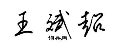 梁錦英王斌超草書個性簽名怎么寫