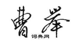 駱恆光曹舉行書個性簽名怎么寫