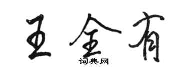 駱恆光王全有行書個性簽名怎么寫