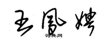 朱錫榮王鳳娉草書個性簽名怎么寫