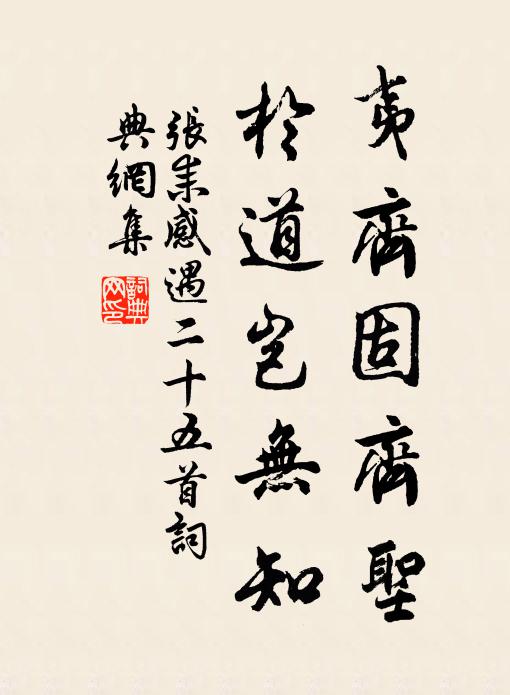 張耒夷齊固齊聖,於道豈無知書法作品欣賞