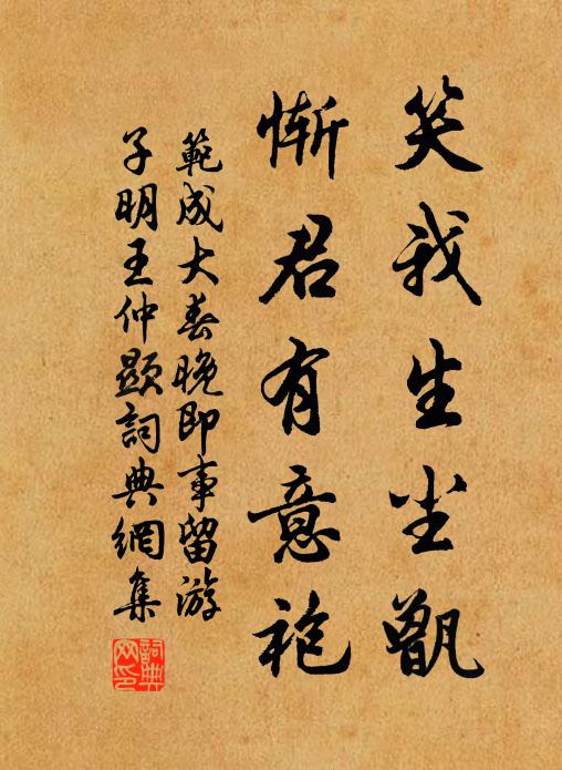 漢家自繼商周統，經術當傳孔孟余 詩詞名句