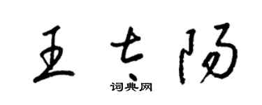 梁錦英王太陽草書個性簽名怎么寫