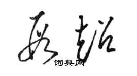 駱恆光段超草書個性簽名怎么寫