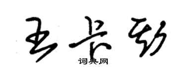 朱錫榮王卡斯草書個性簽名怎么寫