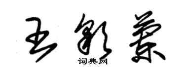 朱錫榮王彩蘭草書個性簽名怎么寫