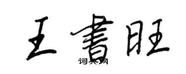 王正良王書旺行書個性簽名怎么寫