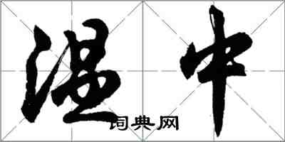 胡問遂溫中行書怎么寫