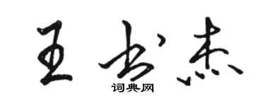 駱恆光王書傑行書個性簽名怎么寫