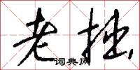 老拙怎么寫好看