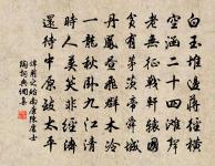 年來學力荒唐甚,羞向升雲頂上看 詩詞名句