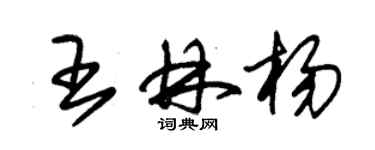 朱錫榮王林楊草書個性簽名怎么寫