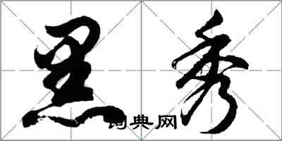 胡問遂黑秀行書怎么寫