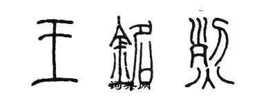 陳墨王銘烈篆書個性簽名怎么寫