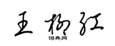 梁錦英王柳紅草書個性簽名怎么寫