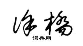 朱錫榮徐橋草書個性簽名怎么寫