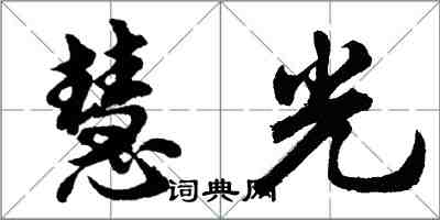 胡問遂慧光行書怎么寫