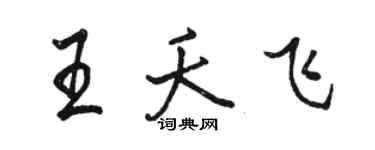 駱恆光王夭飛行書個性簽名怎么寫