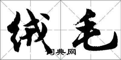 胡問遂絨毛行書怎么寫