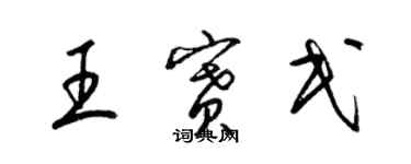 梁錦英王賽民草書個性簽名怎么寫