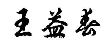 胡問遂王益春行書個性簽名怎么寫