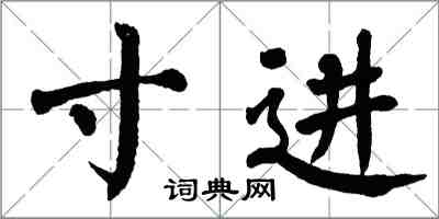 翁闓運寸進楷書怎么寫