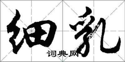 胡問遂細乳行書怎么寫