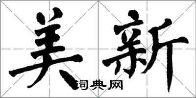 翁闓運美新楷書怎么寫