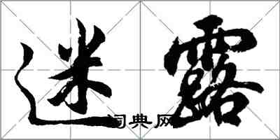 胡問遂迷露行書怎么寫