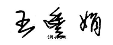 朱錫榮王豐娟草書個性簽名怎么寫