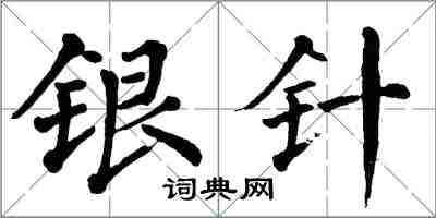 翁闓運銀針楷書怎么寫