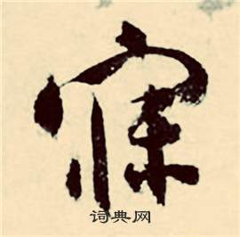 行草詩文卷中張弼的寫法