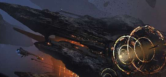 美國加利福尼亞州一位藝術家暢想了未來太空採礦的場景