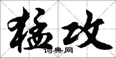 胡問遂猛攻行書怎么寫