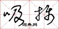 王冬齡吸攝草書怎么寫
