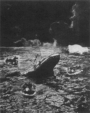 1912年4月15日鐵達尼號與冰山相撞後沉沒_歷史上的今天